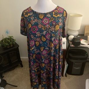 LulaRoe fun print dress. 3XL